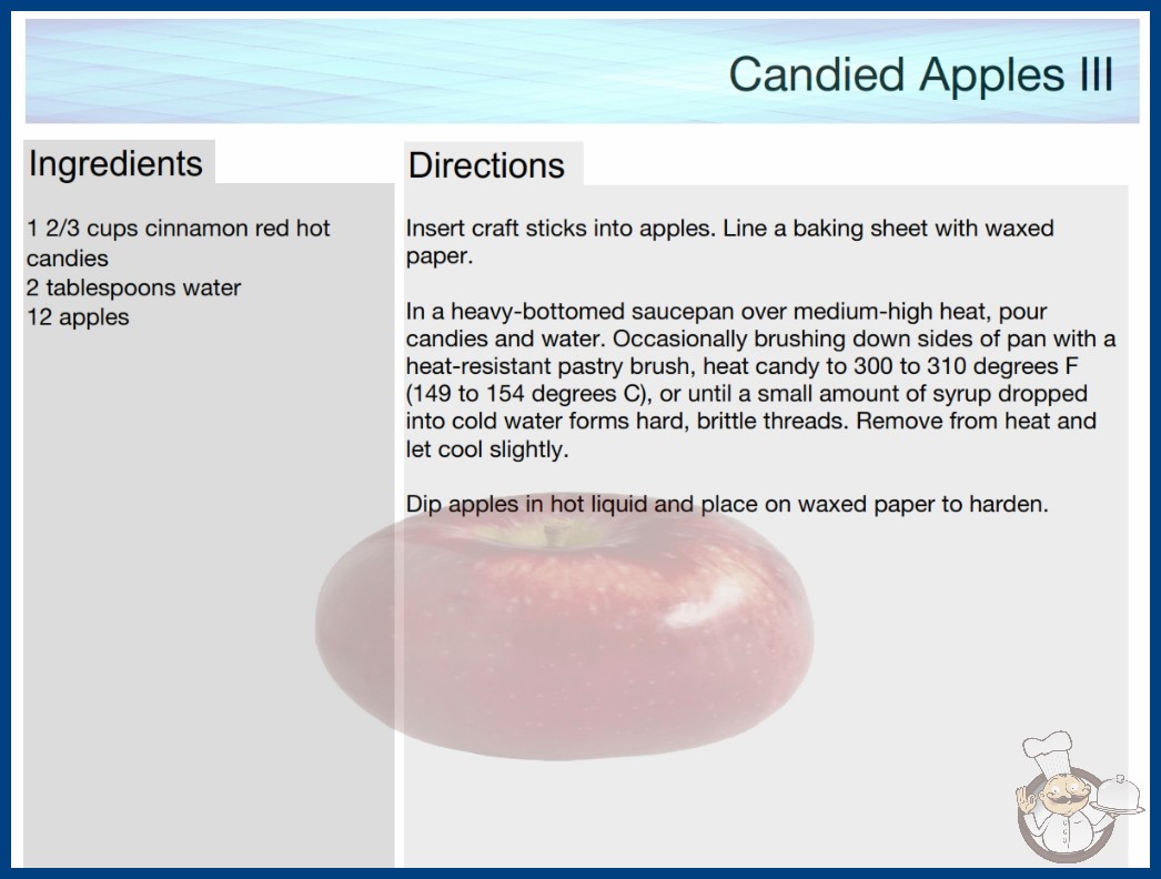 Candied Apples Recipes 3